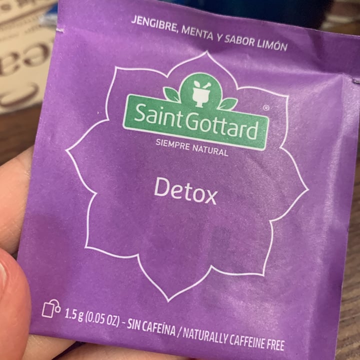 photo of Saint gottard Té Detox shared by @lurethemwithfood on  18 May 2024 - review