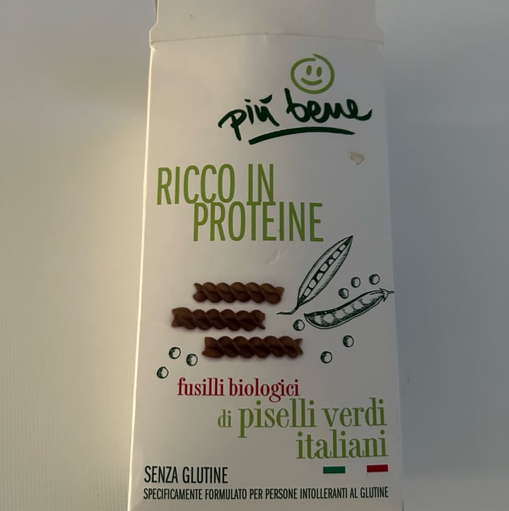 photo of Piú bene Fusilli biologici di piselli verdi italiani shared by @al-ma on  26 Jul 2024 - review