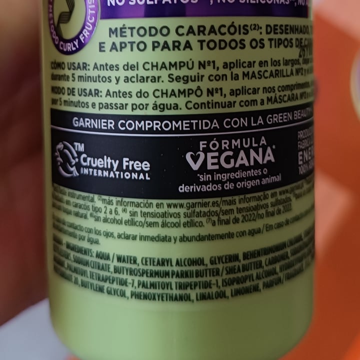 photo of Garnier pre champú método curly shared by @moniqueta on  09 Oct 2025 - review