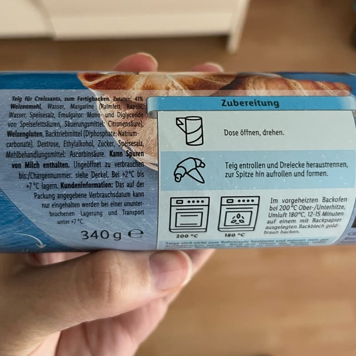 photo of Chef Select Fertigteig für 6 Croissants shared by @pattini on  06 Oct 2025 - review