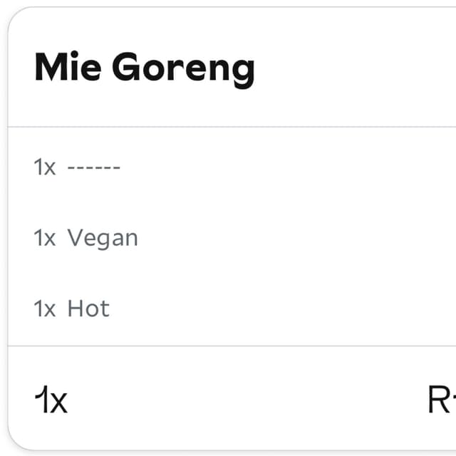 Photo of the dish “Mie  Goreng”