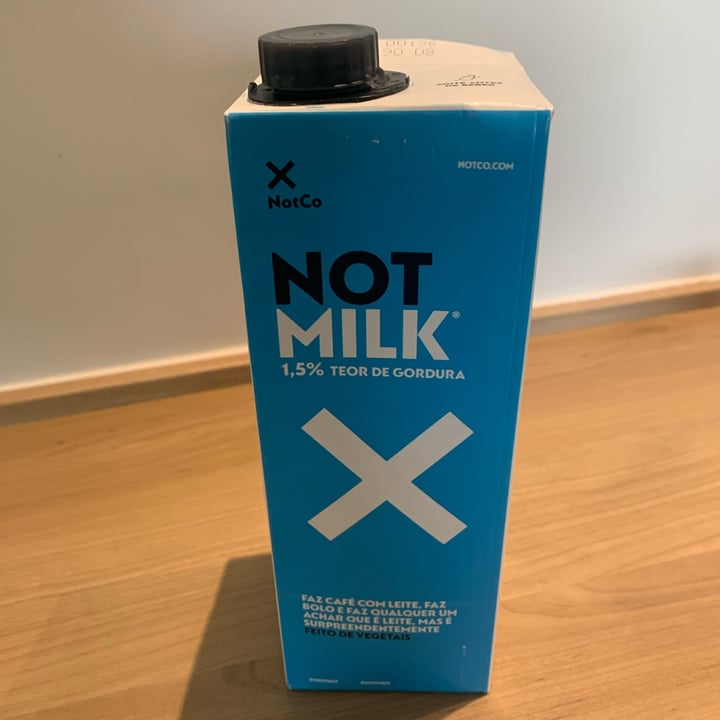 photo of NotCo Not Milk 1.5% Teor De Gordura shared by @cr-vegan on  09 Nov 2023 - review