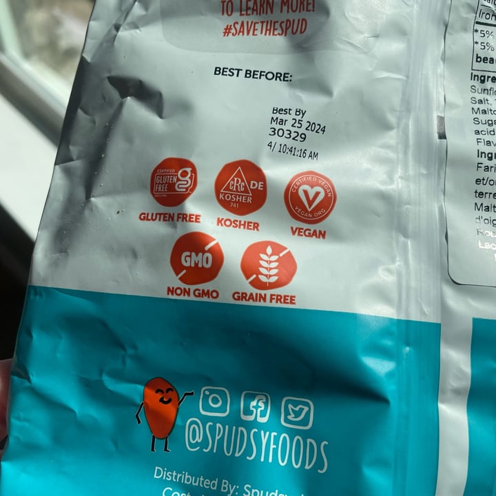 photo of Spudsy Foods Sweet Potato Fries Vegan Ranch shared by @veganvanwoman on  17 Jun 2024 - review