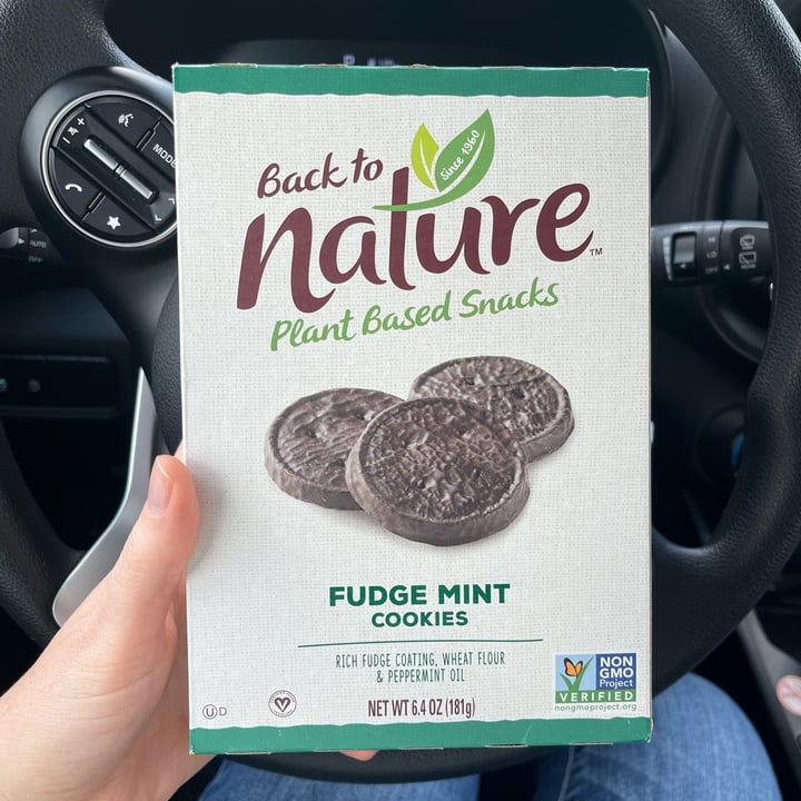 photo of Back to Nature Fudge Mint Cookies shared by @ameriamber on  01 May 2024 - review