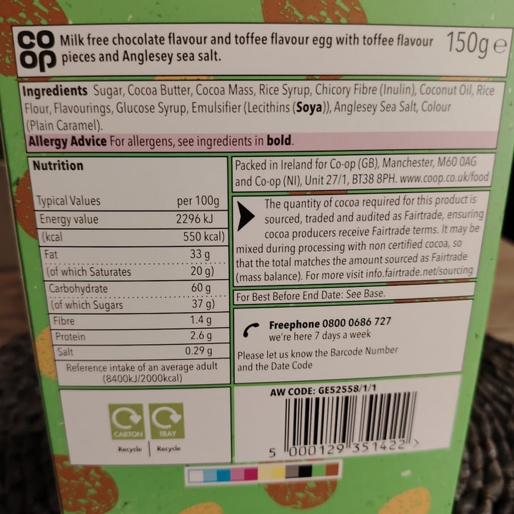 photo of GRO salted toffee crunch egg shared by @missykab on  27 Apr 2025 - review