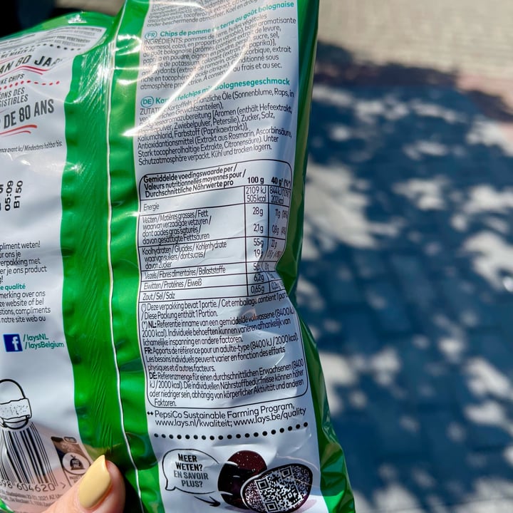photo of Lay's bolognese flavour shared by @jeanne-marie on  14 May 2025 - review