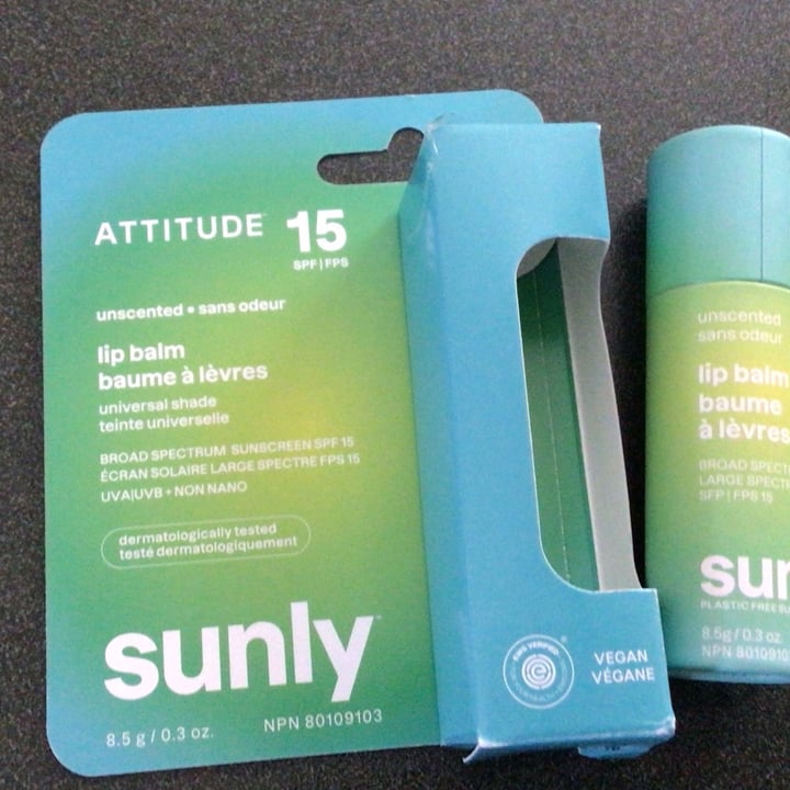 photo of ATTITUDE Sunly Lip Balm shared by @katballou on  10 May 2025 - review