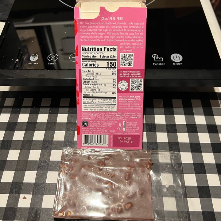 photo of iChoc salty pretzel vegan m!lk-l!ke shared by @ksvegan17 on  16 Jul 2025 - review