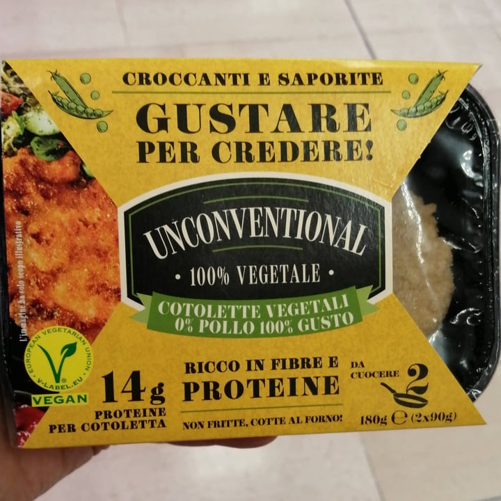 photo of Unconventional Cotolette Vegetali 0% Pollo 100% Gusto shared by @indaco on  13 Oct 2023 - review