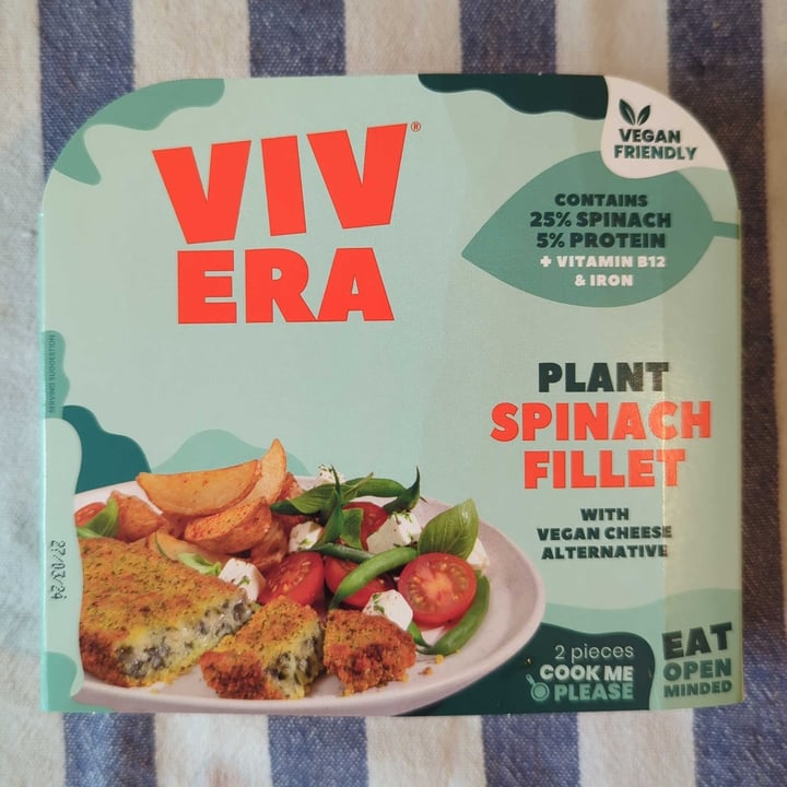 photo of Vivera Spinach Fillet shared by @francomariangela85 on  09 Mar 2024 - review