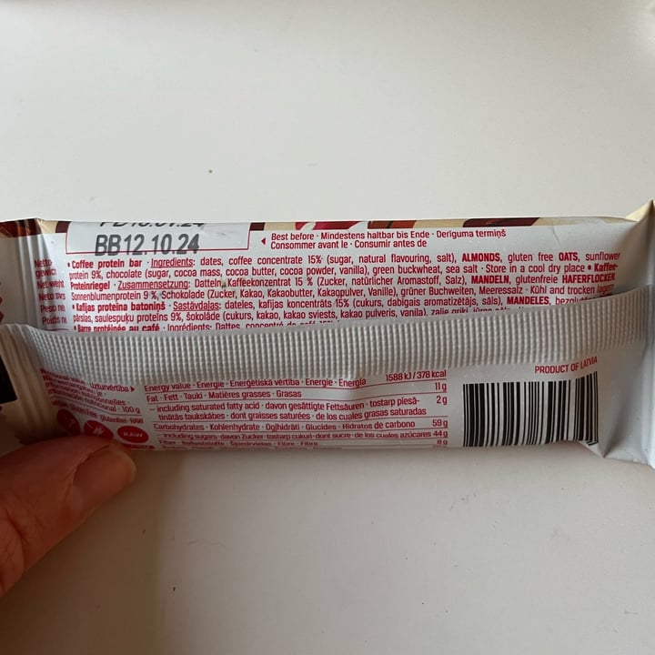 photo of The beginnings Protein Bar Coffee Chocolate shared by @laysvinagreta on  14 Mar 2024 - review