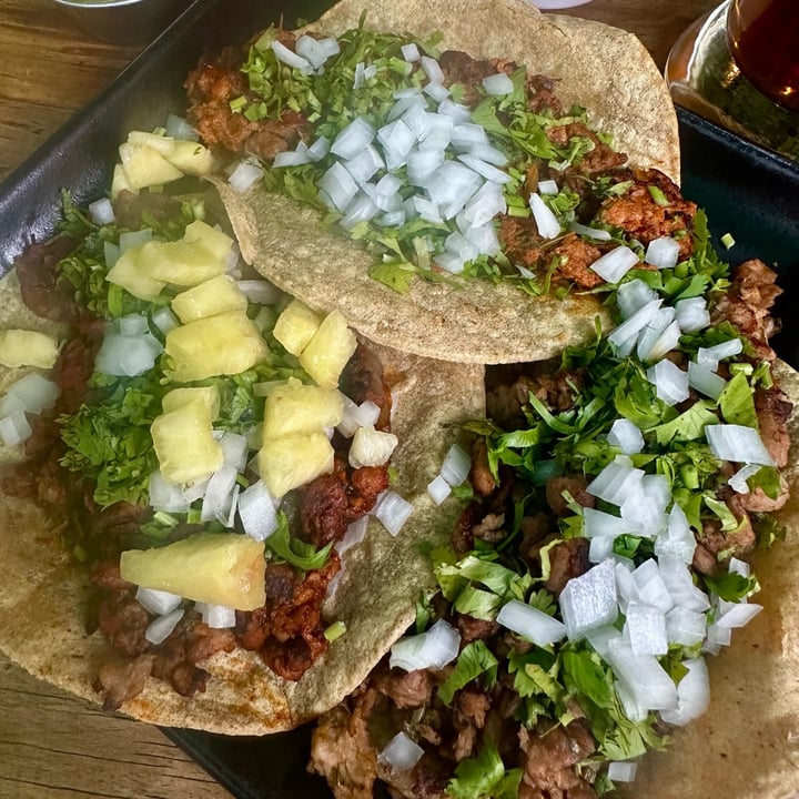 photo of Vegan & Beer Orden de 3 tacos shared by @nancy on  08 Oct 2025 - review