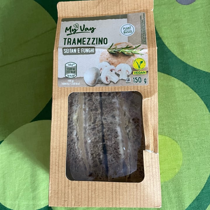 photo of MyVay Tramezzino Seitan E Funghi shared by @marghecassius on  17 Sep 2025 - review