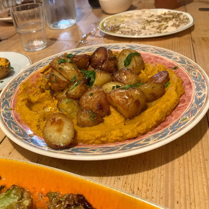 photo of Remedy Coffee Shop Roast Potatoes With Carrot Purée shared by @vegpledge on  12 Dec 2024 - review