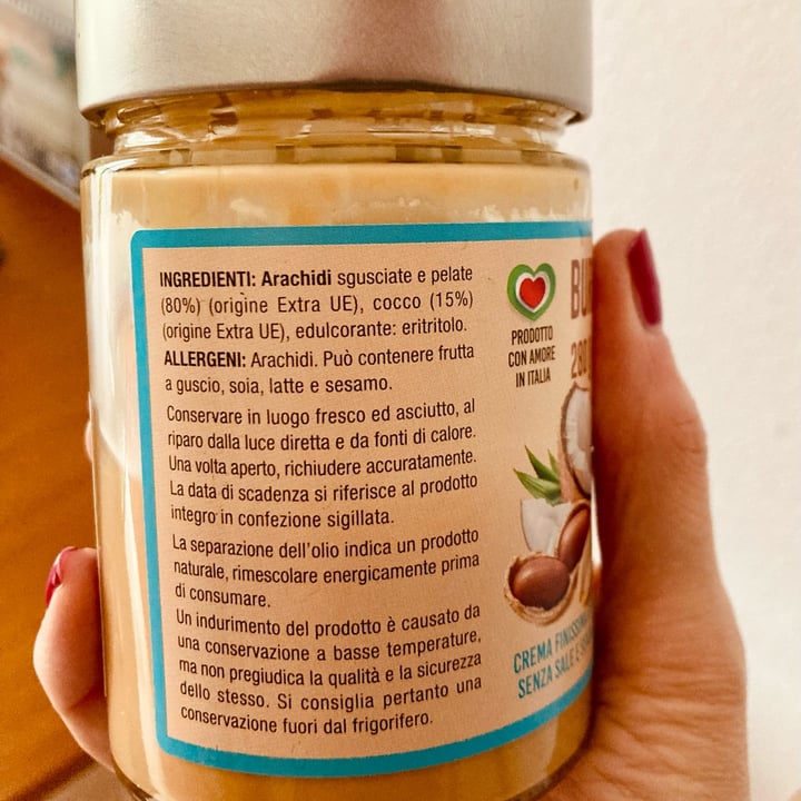 photo of BPA nutrition Burro D’arachidi E Cocco shared by @gattaviola on  06 Mar 2024 - review