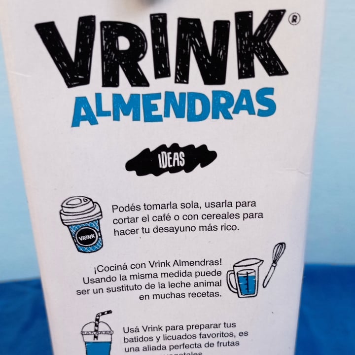 photo of Vrink Leche de Almendras Sin Azucar Agregada shared by @malalafontan on  17 Aug 2023 - review