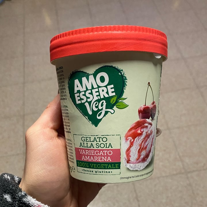 photo of Amo Essere Veg gelato alla soia variegato amarena shared by @arly on  05 Feb 2024 - review