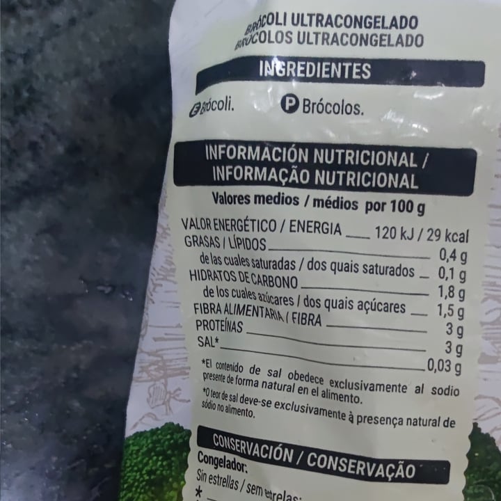 photo of Hacendado Broccoli congelado shared by @kinggorilla on  06 May 2024 - review