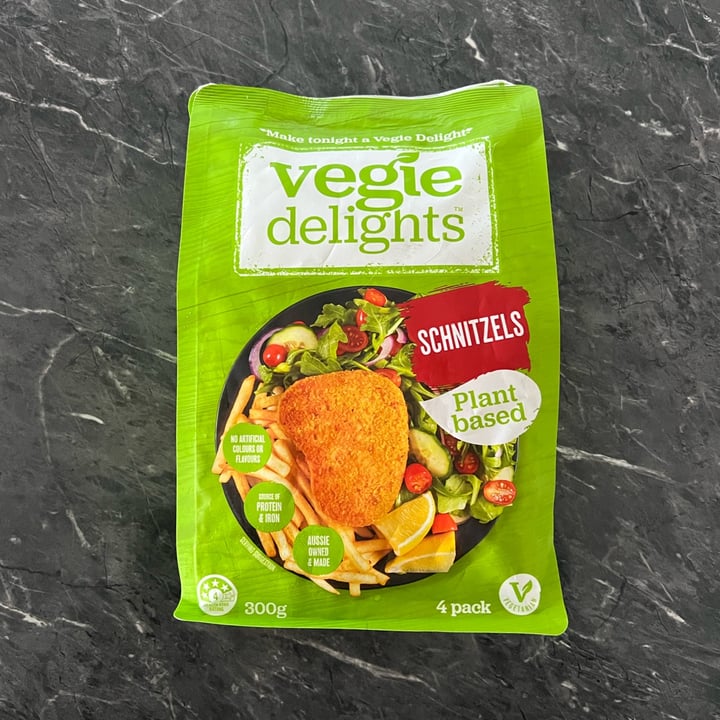 photo of Vegie Delights plant-based schnitzels shared by @vegan-friendly on  26 Apr 2024 - review