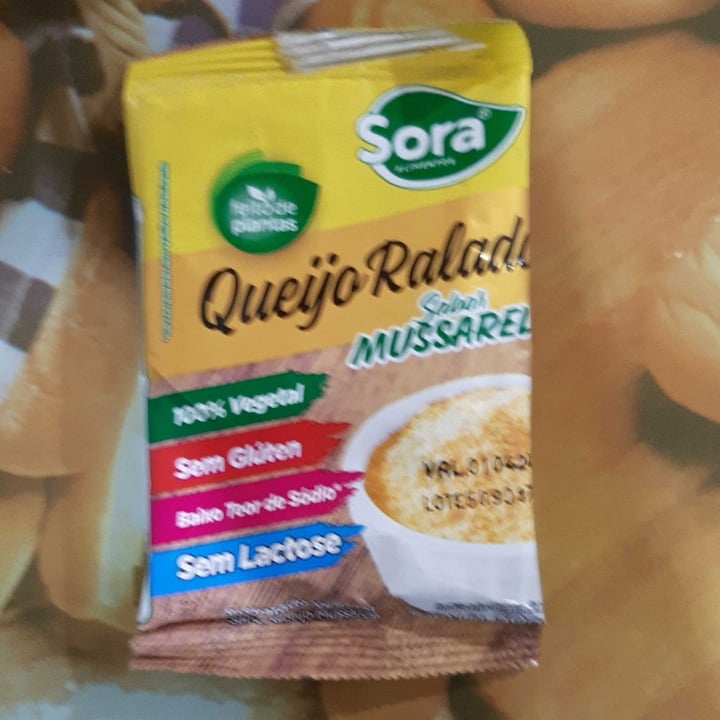 photo of Sora Queijo ralado sabor Mussarela shared by @suelipacoutinho on  17 Feb 2024 - review