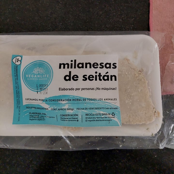 photo of Veganlife Milanesas De Seitán shared by @ladylu on  22 Jan 2024 - review