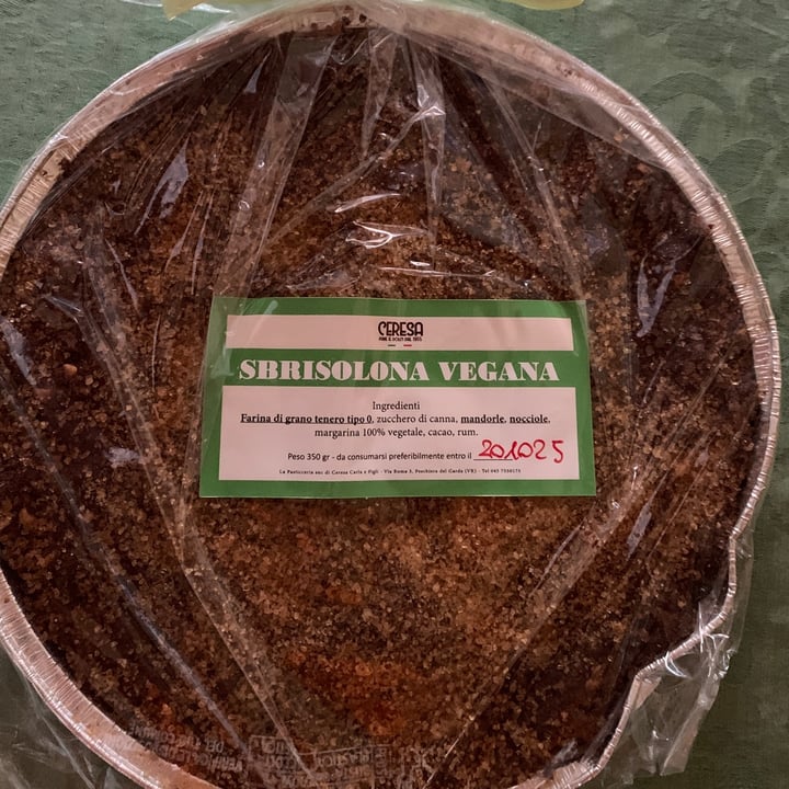 photo of Ceresa Panificio Pasticceria sbrisolona vegana shared by @vitti on  05 Sep 2025 - review