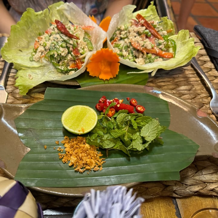 photo of New Leaf Eatery Tofu & Mushroom Larb shared by @malte242 on  24 Dec 2023 - review