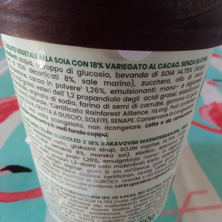photo of Amo Essere Veg gelato alla soia variegato al cacao shared by @robertaboschi on  03 May 2024 - review