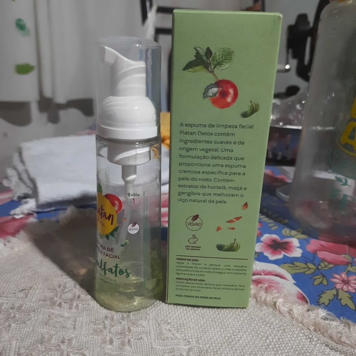 photo of Piatan Natural Espuma De Limpeza Facial shared by @barbborges on  12 May 2024 - review