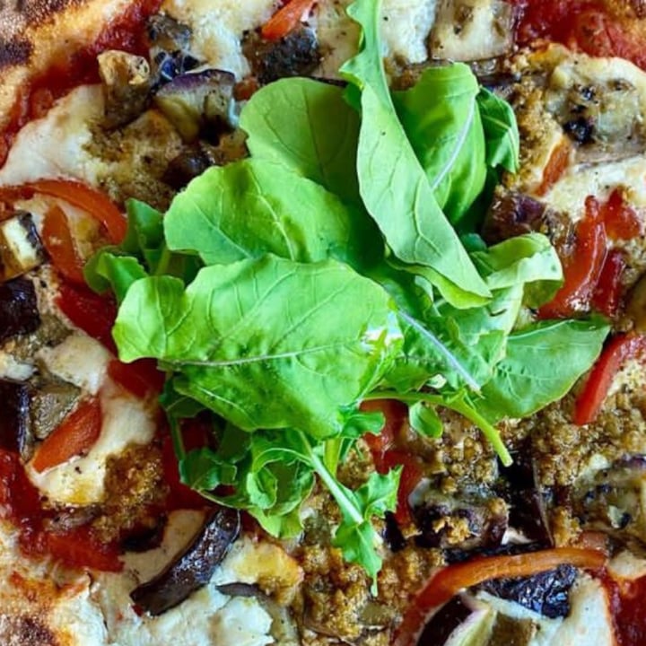 photo of Lucile Pizza & Wine Bar weekend pizza special- Grilled Eggplant, Spicy Red Pepper, Cashew Mozzarella shared by @minilamb on  10 Nov 2023 - review
