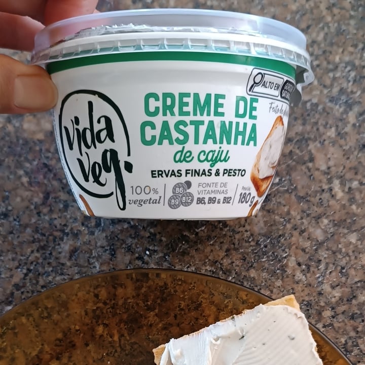 photo of Vida Veg Creme de Castanha de Caju com Ervas Finas & Pesto shared by @carlak on  25 Nov 2024 - review