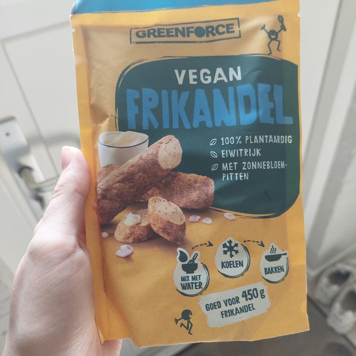 photo of GREENFORCE vegan frikandel shared by @frendssnotfood on  10 May 2024 - review