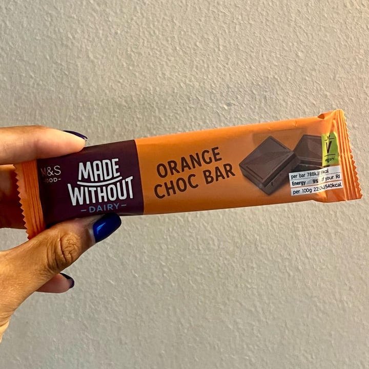 photo of Marks & Spencer Food (M&S) orange choc bar shared by @pvxo on  19 May 2024 - review