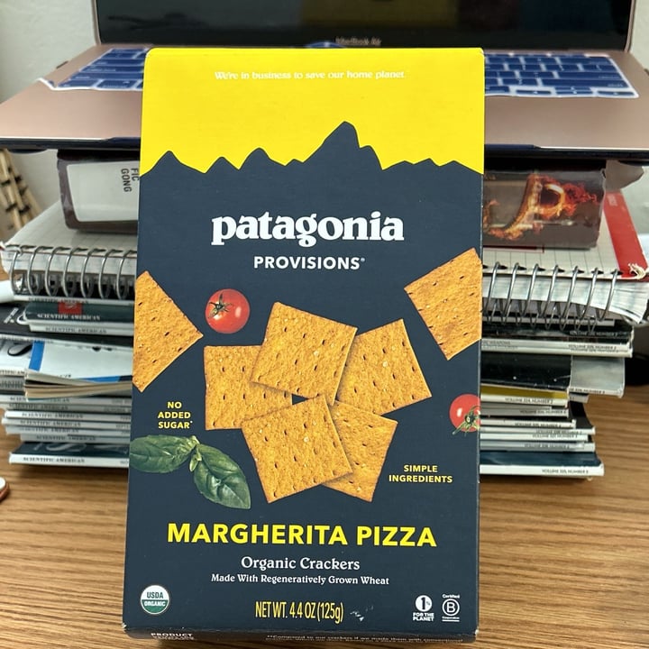 photo of Patagonia Provisions Margherita Pizza Organic Crackers shared by @calista on  20 Mar 2024 - review