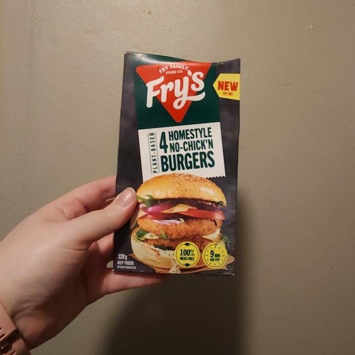 photo of Fry's Family Food Homestyle No-Chickn Burgers shared by @josiearmadillo on  04 Jun 2025 - review