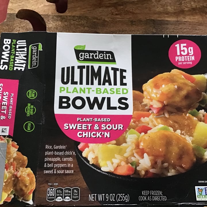 photo of Gardein Sweet & Sour Chick’n - Ultimate Plant-Based Bowls shared by @jarmaline on  25 Oct 2023 - review