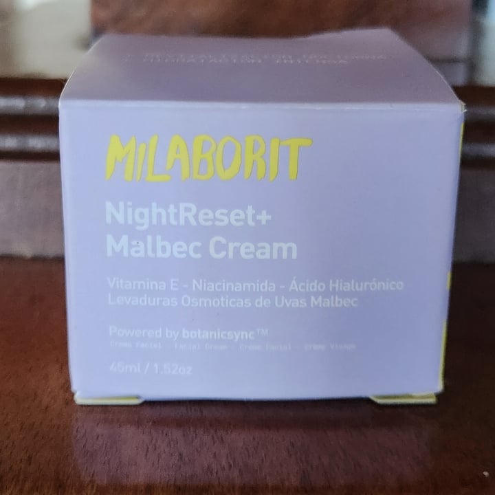 photo of MiLaborit Night reset+malbec cream shared by @ines1989 on  23 Jul 2025 - review