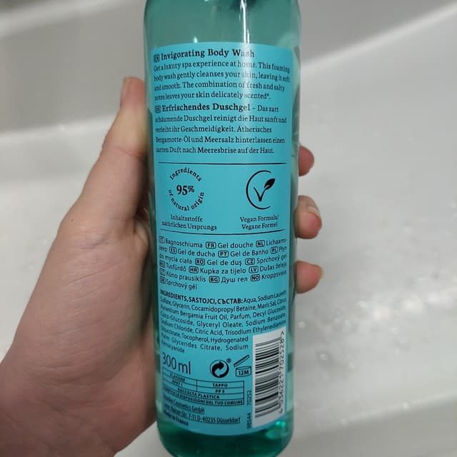 La Résidence Seathalasso Body Wash from Douglas home spa Vegan