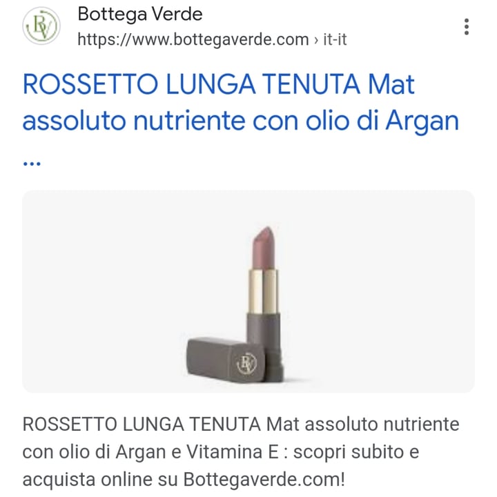 photo of Bottega Verde Rossetto Mat Cannella shared by @-pervinca- on  21 Apr 2024 - review