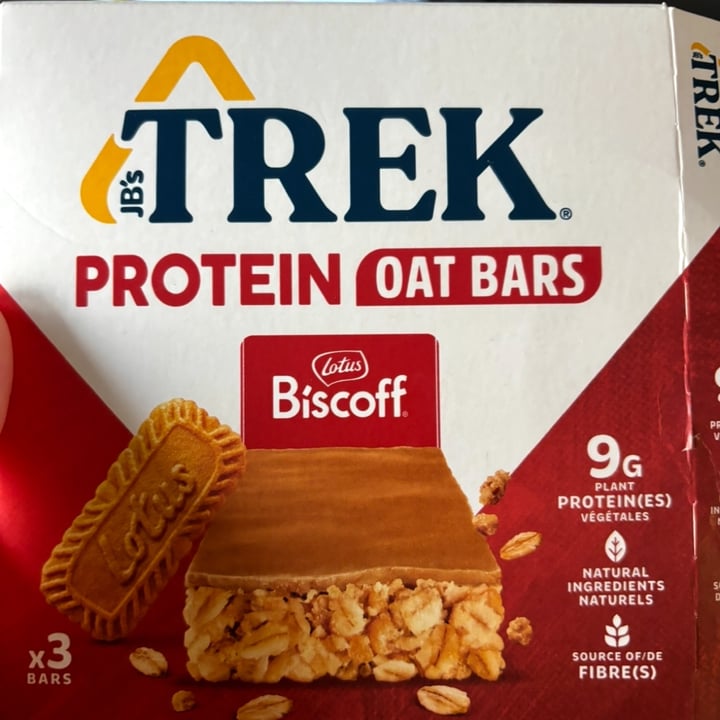 photo of TREK protein oat bars - biscoff shared by @nikivisser on  16 May 2025 - review