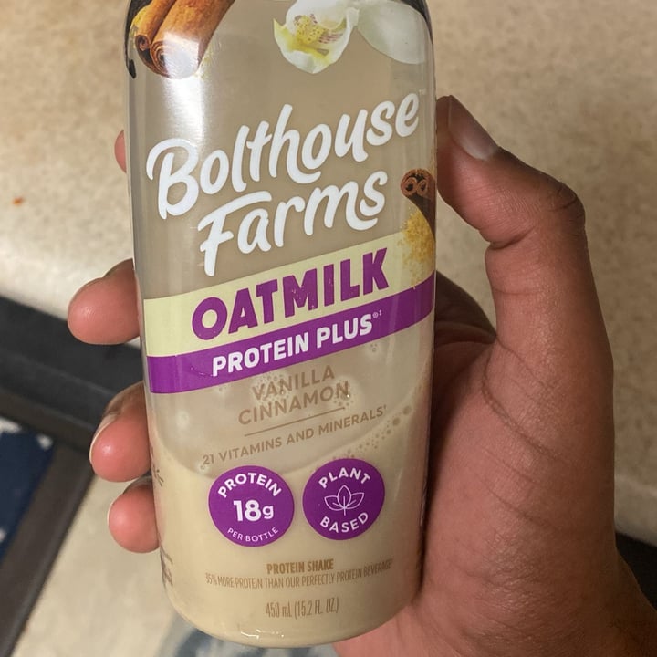 photo of Bolthouse Farms Oatmilk Protein Plus shared by @karthick on  04 Mar 2024 - review