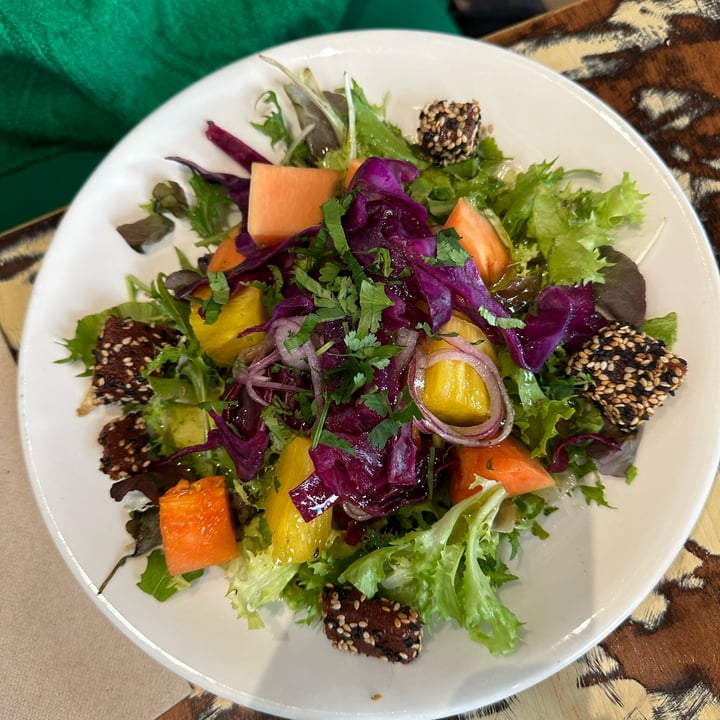 photo of La Mujer de Verde - Restaurante vegano y vegetariano Ensalada de papaya shared by @paulamayool on  15 Jan 2024 - review