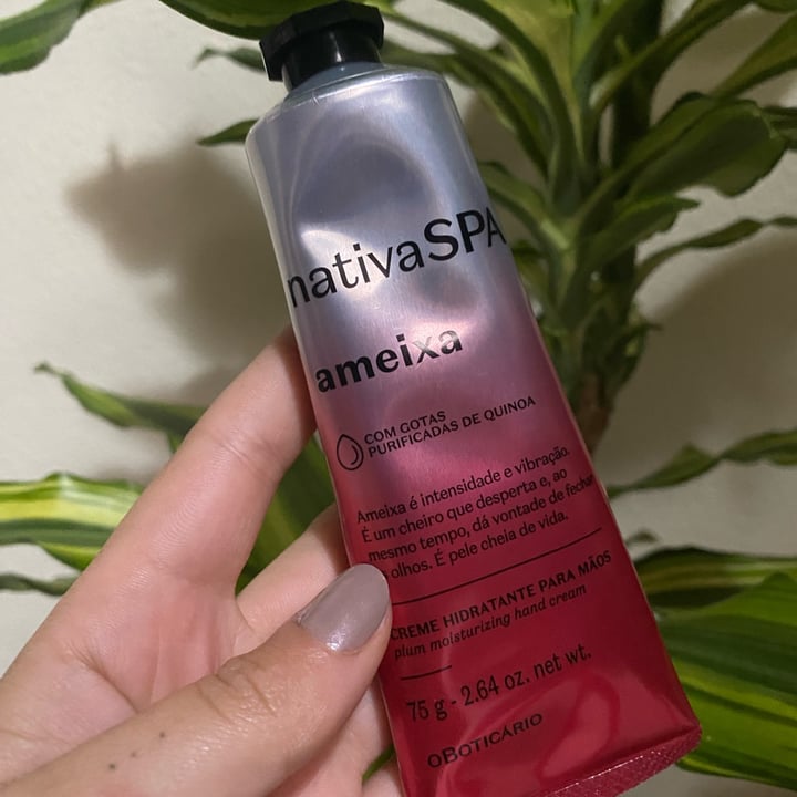 photo of O Boticário creme mãos ameixa shared by @bcalouly on  13 Apr 2025 - review