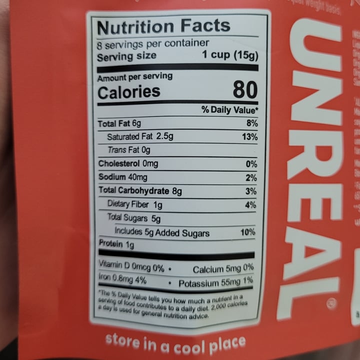 photo of UNREAL Dark Chocolate Peanut Butter Cups shared by @yourfriendjen on  15 Aug 2025 - review
