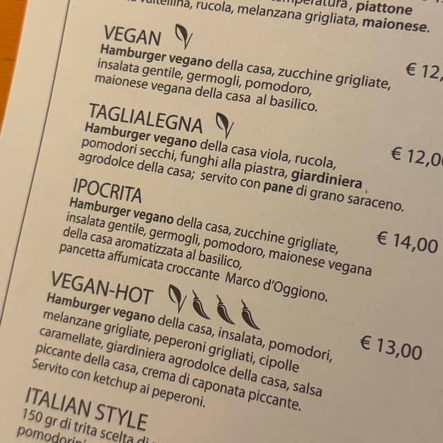 Photo of the dish “Hamburger Vegan-Hot”