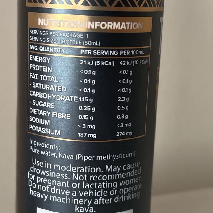 photo of Tăki Mai Kava (50 ml) shared by @veganadam on  23 Mar 2024 - review