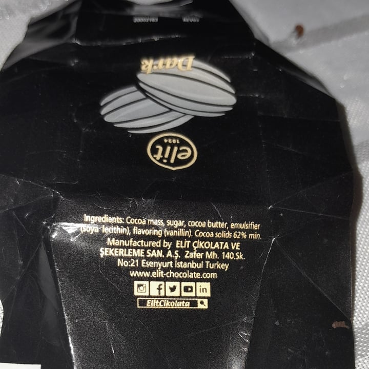 photo of elit Chocolate Dark shared by @arianev3g on  21 Jan 2024 - review