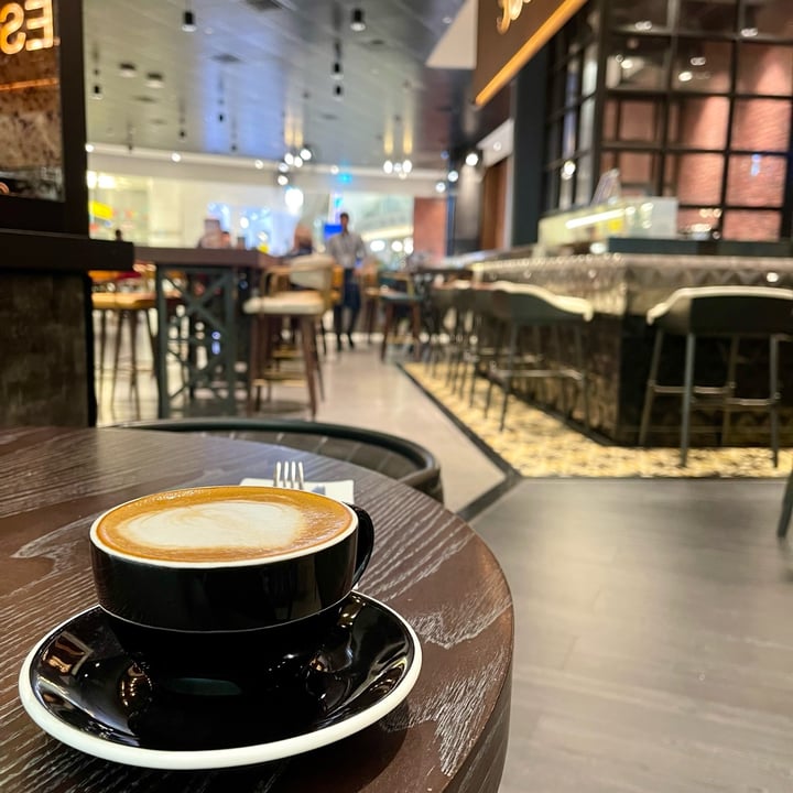 photo of Todd English Market and Pub Flat White with Almond Milk shared by @jeanne-marie on  16 Apr 2025 - review