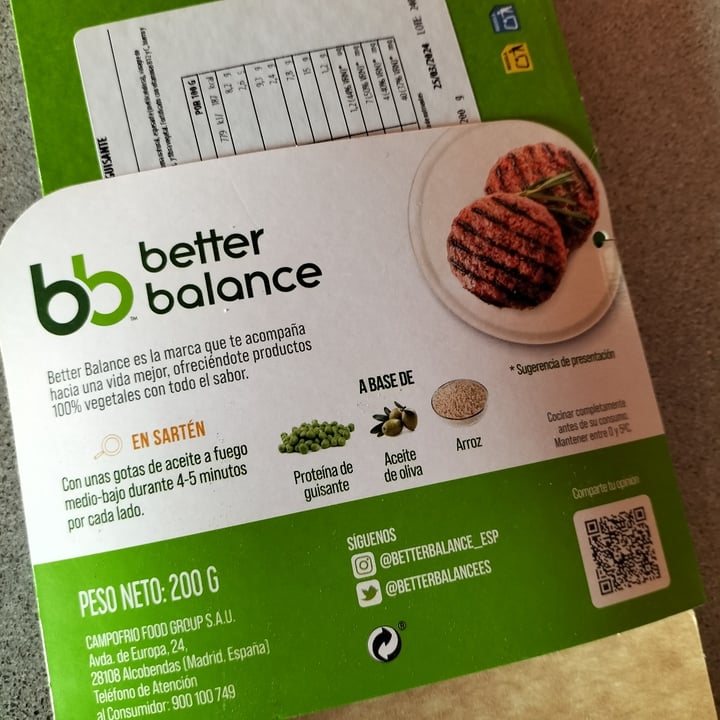photo of better balance Burger Plant-based shared by @javisanx on  26 Mar 2024 - review
