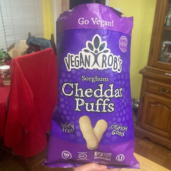 photo of Vegan Rob's Cheddar Puffs shared by @taysavage on  08 Sep 2023 - review
